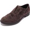 HUNDRED 100 1880AC scarpa slip-on uomo HUNDRED 100 suede brown shoes men