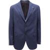 BASTIANELLO 8087AG giacca uomo BASTIANELLO/ANGELO NARDELLI blue wool textured checked man
