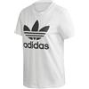 adidas originals magliette Donna, adidas Trefoil Tee, bianco
