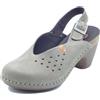 Jungla 7694 Batan Terron Pop Camila Sandali per Donna in pelle grigia con tacco