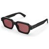 Retrosuperfuture Occhiali da sole RSF Retrosuperfuture Caro NXE 52 20 145 Black Red Lens New 100