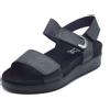 ENVAL Soft 1287900 Nappa Soft Nero Sandali Confort per Donna in pelle e nabuk