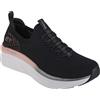 SKECHERS scrape Donna, Skechers D'Lux Walker Let It Glow, nero