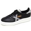 MUNICH F6184 sneaker donna black/silver MUNICH BARRU SKY leather shoe woman