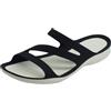 Crocs Sandali Crocs per donna SwiftWater Sanda in gomma nero e bianco