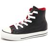 CONVERSE 5157U sneaker pelle bimbo CONVERSE ALL STAR scarpe nero shoe kid
