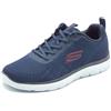 Skechers Memory Foam 232395 Summits Navy Red Scarpe Sportive per Uomo in tessuto