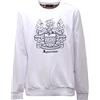 AQUASCUTUM 2601AE felpa uomo AQUASCUTUM white cotton sweatshirt man