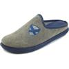 Cinzia Soft Mauri Moda by Cinzia Soft IEE8700138 Gris Marino Pantofole per Uomo in tessuto
