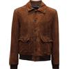 THE JACK LEATHERS Q0821 GIUBBOTTO UOMO THE JACK LEATHERS MAN BURNED SUEDE PADDED JACKET