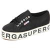 SUPERGA H0148 sneaker donna SUPERGA black platform shoes woman