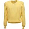 BRAMANTE 8580U maglione uomo BRAMANTE yellow v-neck cotton sweater men