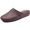 Cinzia Soft Mauri Moda by Cinzia Soft IAO401 Marrone Pantofole per Uomo in pelle