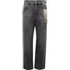 RELISH Q2575 JEANS DONNA RELISH GISELLE LOOSE WOMAN STRASS TROUSERS