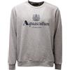 AQUASCUTUM 2630AE felpa uomo AQUASCUTUM grey melange cotton sweatshirt man