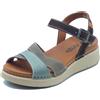 Jungla 8181 Samoa Jade Puppy Beig Sandali per Donna in pelle marrone grigia con