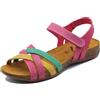 Sabatini 4610 Crazy Multi L Ingrid Sandali per Donna in pelle con chiusura a str