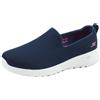 Skechers Performance Go-Walk 124637 Aurora Navy White Slip-On per Donna in tessu