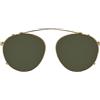 Epos Clip On Epos New Pan 46 20 140 GD Gold G15 Polar Lens Hand Made in Italy
