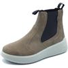 Grisport 6808V9G Fieno Vesuvio Scarponcini Beatles per Donna in nabuk taupe fond