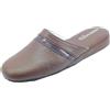 Cinzia Soft Mauri Moda by Cinzia Soft IAO401 Marrone Pantofole per Uomo in pelle