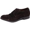HUNDRED 100 1024J scarpa uomo dark brown HUNDRED 100 suede vintage effect shoe man
