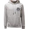 AQUASCUTUM 2483AE felpa cappuccio uomo AQUASCUTUM grey cotton sweatshirt man