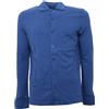 BALLANTYNE B2754 polo camicia piquet uomo BALLANTYNE manica lunga azzurro scuro t-shirt man