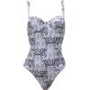 MATINEE BY CHIARA BIASI 6836AI costume intero donna MATINEE BY CHIARA BIASI woman beachwear white/black