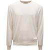 BALLANTYNE O2453 MAGLIONE UOMO BALLANTYNE MAN SILK/COTTON SWEATER OFF WHITE