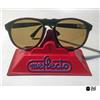 Persol Ratti 649/4 Sport nero rosso occhiali da sole vintage NOS 1980s (large)