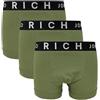 JOHN RICHMOND mutande uomo JOHN RICHMOND london tripack trunks boxer GREEN MIL. XXL scelta=P