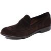 HUNDRED 100 1049J mocassino uomo dark brown HUNDRED 100 vintage effect shoe loafer man