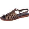 PONS QUINTANA 1972J sandalo donna brown/bronze PONS QUINTANA EMY braided shoe woman