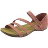 Sabatini 4605 Crazy Cotto Sandali con zeppa bassa per Donna in nabuk rosa chiusu