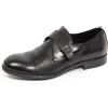 HUNDRED 100 G0342 scarpa uomo HUNDRED 100 black leather vintage shoes men