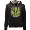 AQUASCUTUM 2530AE felpa cappuccio uomo AQUASCUTUM black cotton sweatshirt man