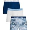 JOHN RICHMOND mutande uomo JOHN RICHMOND foz tripack trunk slip WH/BLUE/D. S scelta=P WH/BLUE