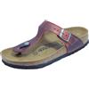 Birkenstock 1015546 Gizeh BS Earth Red Infradito Donna pelle rossa spazzolato so