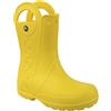 Crocs stivali di gomma per ragazza, Crocs Handle It Rain Boot Kids, giallo
