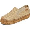VIDORRETA L1215 ESPADRILLAS DONNA VIDORRETA WOMAN RAFIA METAL LOAFER