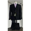Made in Italy ABITO UOMO NERO FRESCO LANA MADE IN ITALY 46 48 50 52 54 56 58 60 D6 CERIMONIA