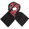MOSCHINO 8643AQ sciarpa uomo MOSCHINO man wool blend scarf black/red