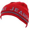 ARMANI 9450X cuffia boy bimbo ARMANI JEANS red/grey mix wool beanie hat