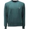 AQUASCUTUM 5327AF maglione uomo AQUASCUTUM green wool sweater men