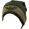 ARMANI 9664X cuffia BOY bimbo ARMANI JUNIOR GREEN mix wool beanie hat