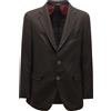 BORDONI N4435 GIACCA UOMO BORDONI MAN WOOL JACKET DROP 4C BROWN