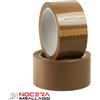 1 ROTOLO DI NASTRO ADESIVO SILENZIOSO AVANA 50X132, SCOTCH IMBALLAGGIO PACCHI