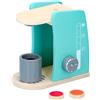 BAKAJI Macchina del Caffe' Giocattolo con Tazza per Bambini Legno Naturale Idea Regalo