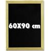 TrAdE Shop Traesio LAVAGNA NERA PER GESSETTO 60 X 90 CM LAVAGNETTA CASA UFFICIO SCUOLA